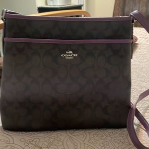 Coach Signature File Crossbody Bag